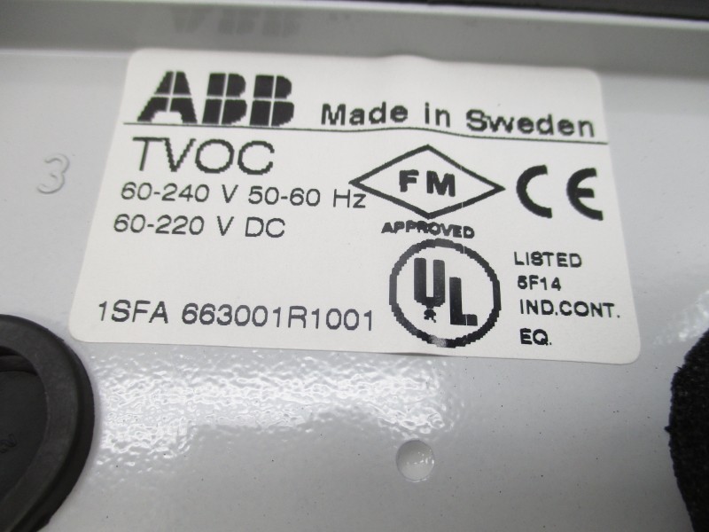 ABB TVOC 1SFA663001R1001 60-240V NSMP