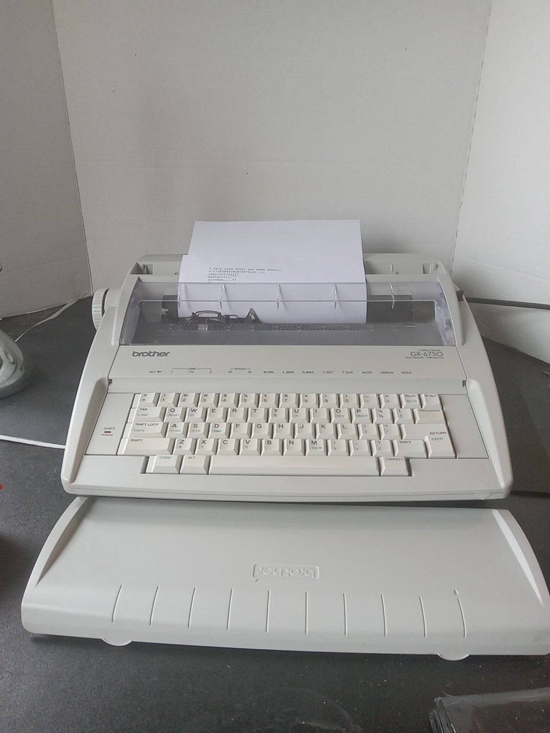 Brother Correctronic GX-6750 Electronic Typewriter Tested & Working