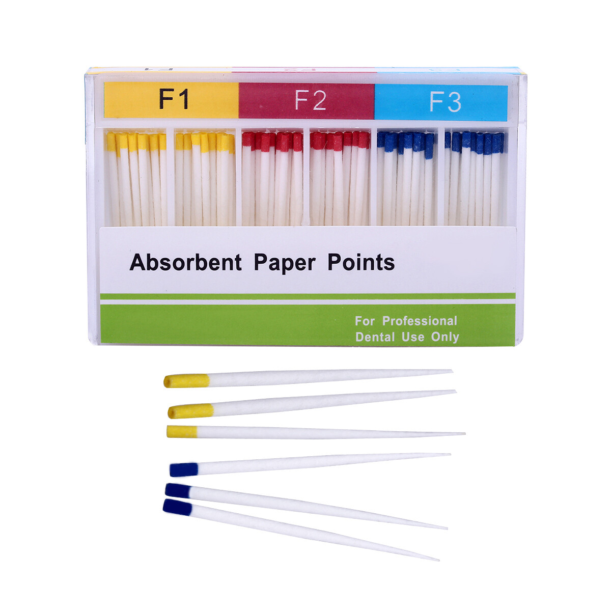 100pcs/pack Dental Endodontic Absorbent Paper Points F1.F2.F3