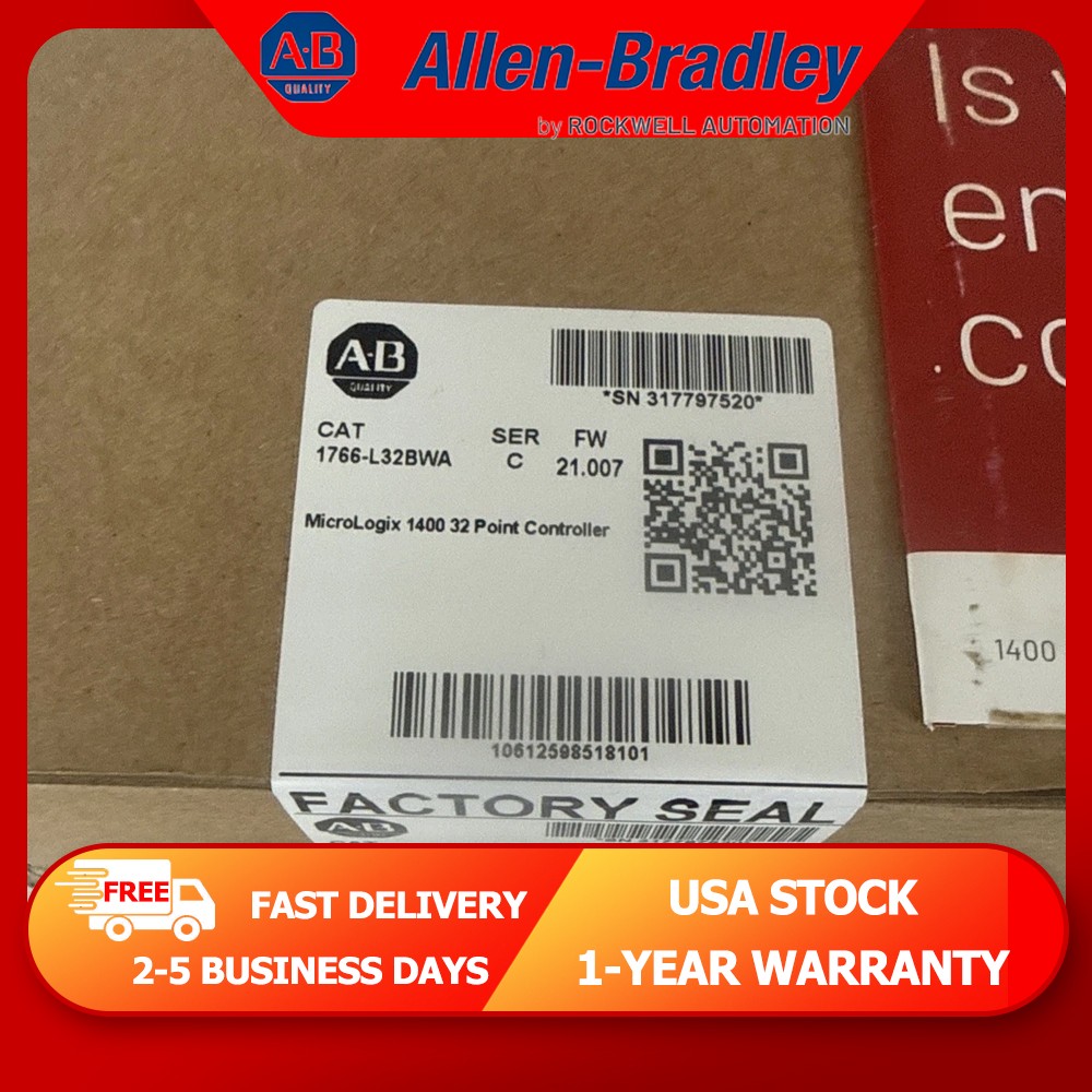 NEW AB1766-L32BWA MicroLogix 1400 32 Pt Controller 1766 L32BWA US Same Day Ship