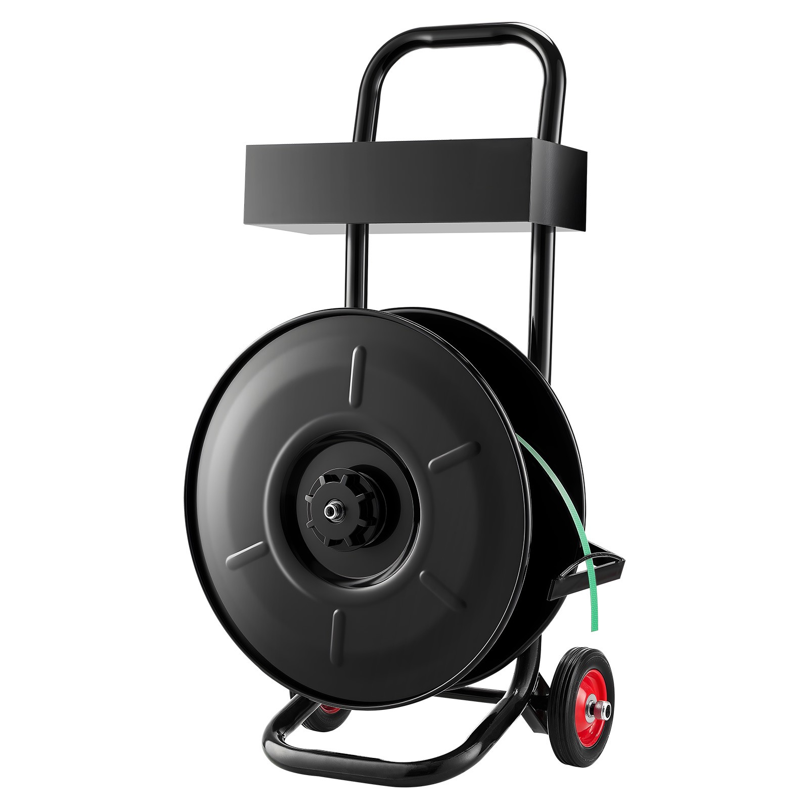 Uimoso Strapping Cart for PET/PP Polyester Straps with 8-inch Core