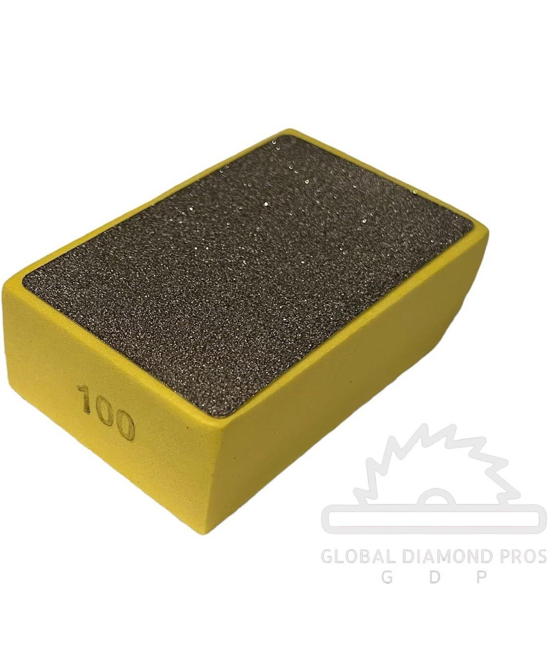Diamond Hand Polishing Pads for Sanding & Grinding Stone, Concrete, Glass – 4PK