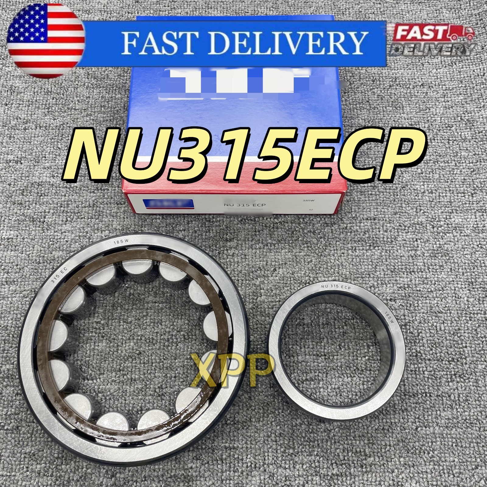 New Cylindrical Roller Bearings Single Row NU315ECP fit For NU 315 ECP