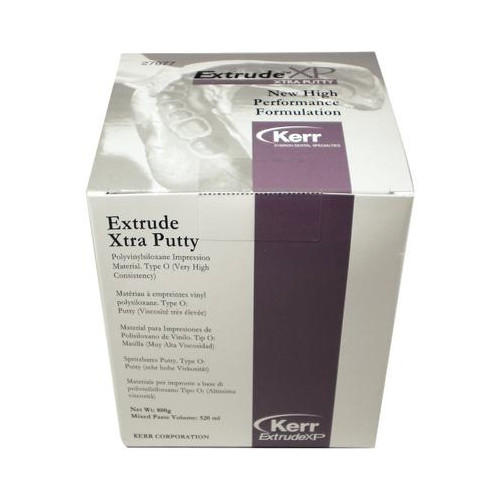 Kerr Dental 27877 Extrude XP VPS Dental Material Putty Regular Set 2/Pk 520 mL