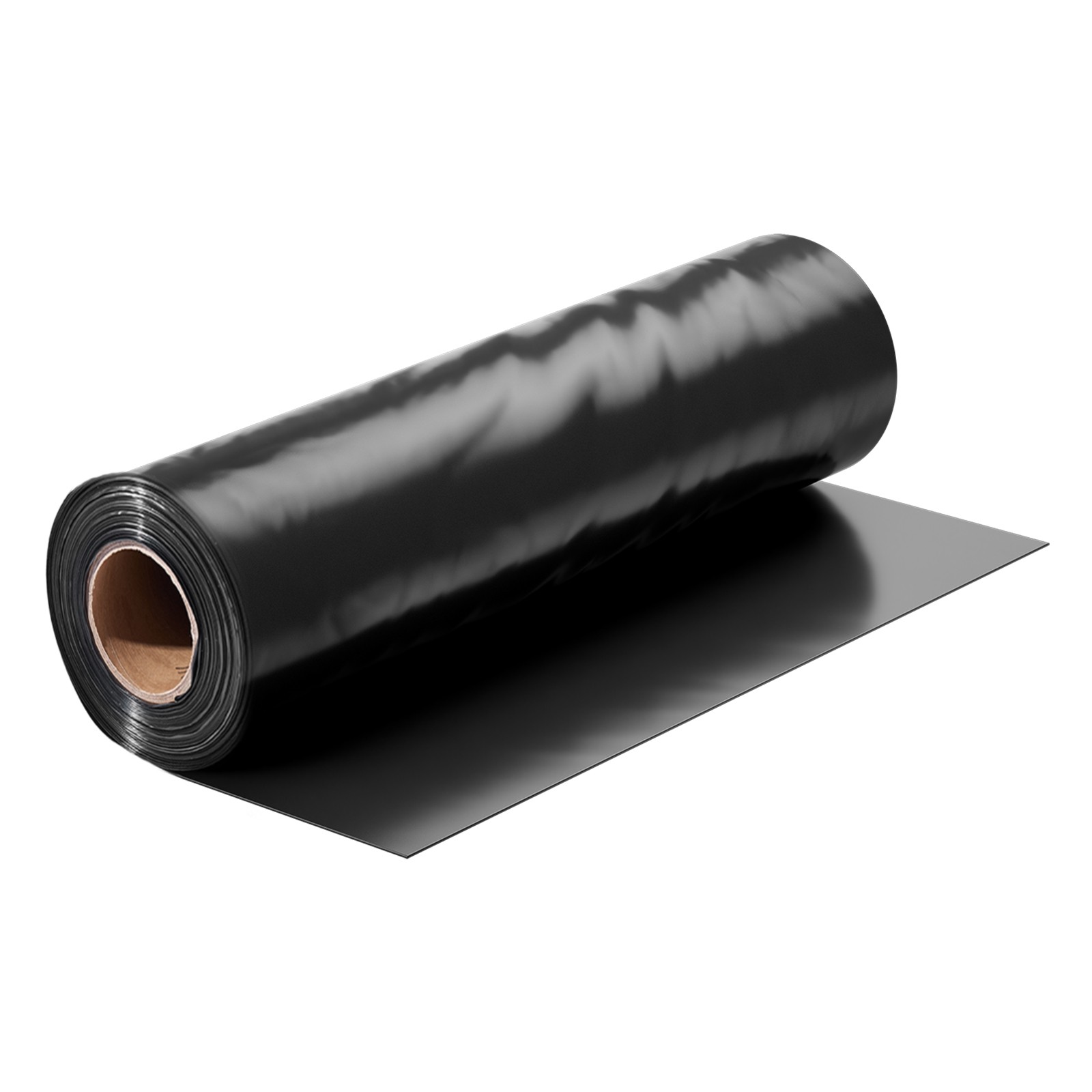 VEVOR 10Mil Plastic Sheeting Roll 10 x 100 FT Heavy Duty Polyethylene Black