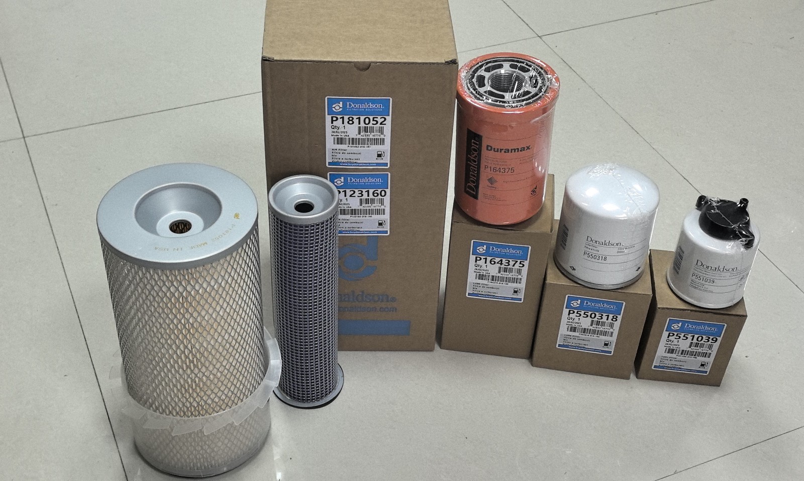 Filter Kit For Bobcat S130 S150 S160 S175 S185 S205 Skid Steer Oil Fuel Diesel