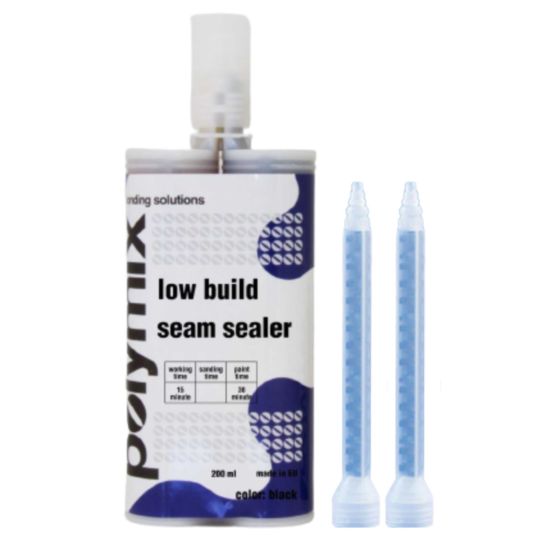Polymix Low/ Medium Build Automotive Seam Sealer Cartridge 50ml Beige