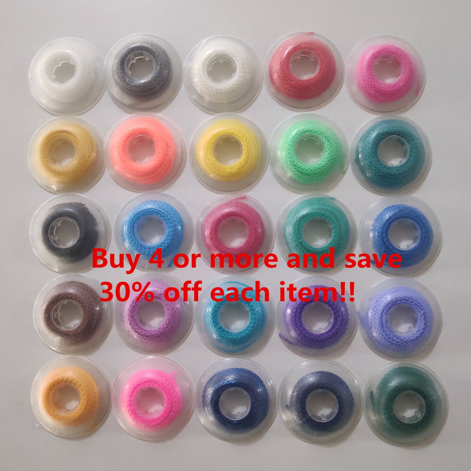 Dental Orthodontic Elastic Rubber Power Chain Braces Bands Short/Long/Close