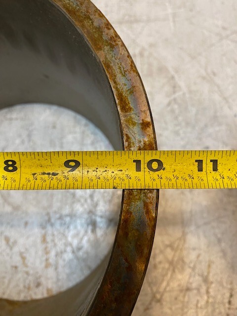 Hitachi Cylinder Bushing Liner 10-1/4″ OD 9″ ID 7-11/16″ Tall 1/2″ Thick