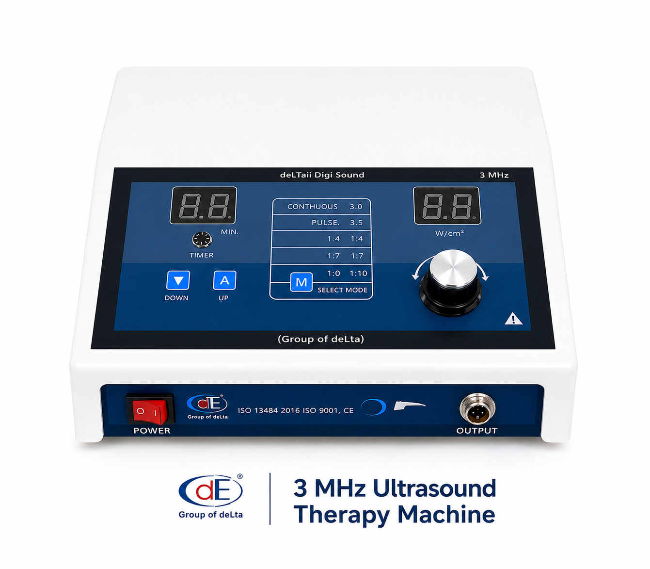 3 Mhz Ultrasound Therapy Machine With Best Black Handle Delta Digi : S