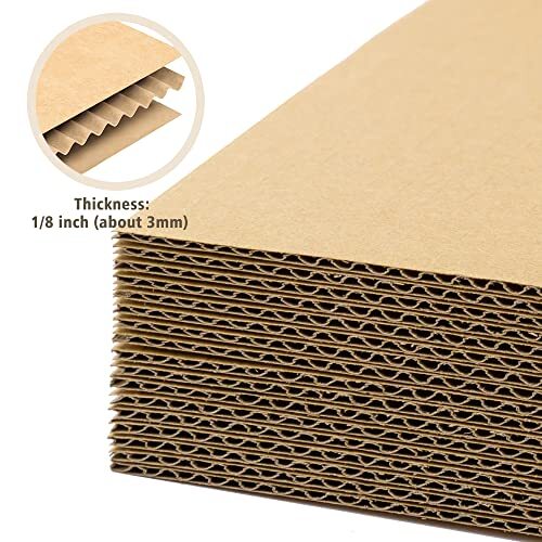 Corrugated Cardboard Sheets Flat Packing Mailing Pads DIY Craft Shipping Inserts