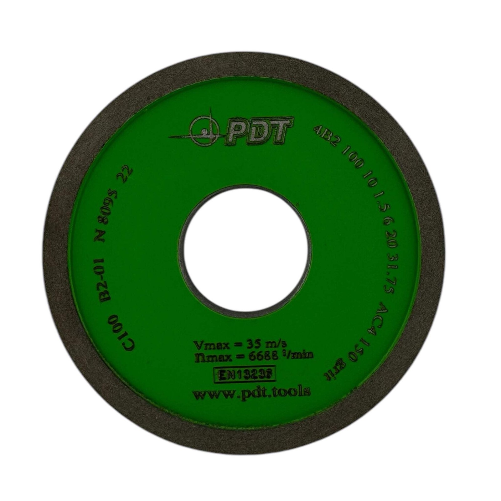 Diamond grinding wheel 4B2 100-10-1.5-6-20-31.75 125/100 B2-01