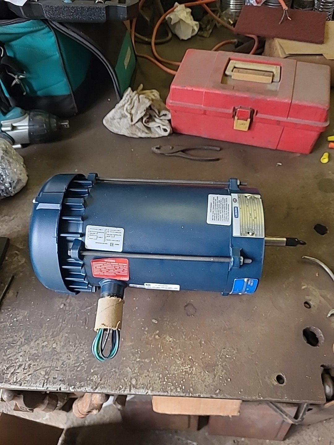 Leeson A6C34XC30B 2hp Explosion Proof Electric Motor