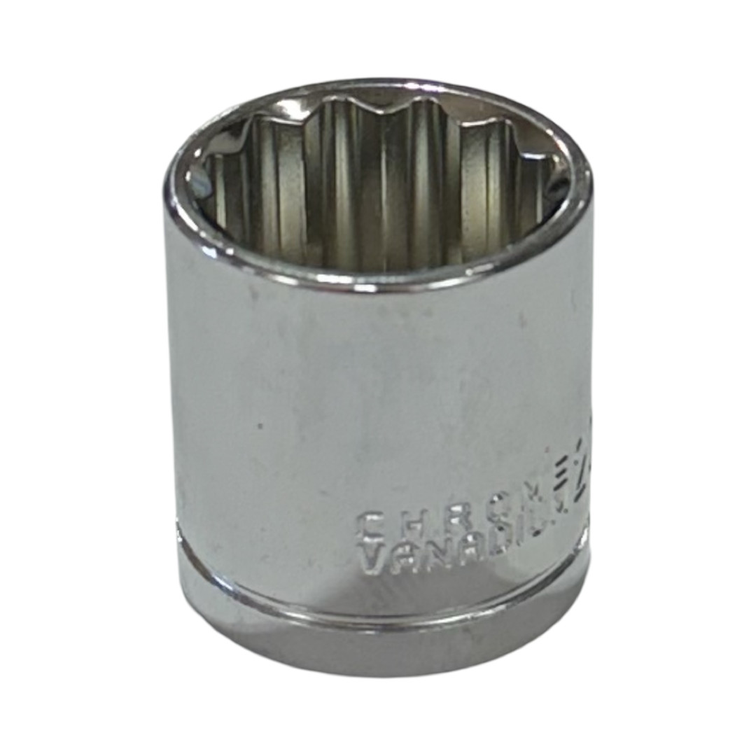 3/8″ Drive 19mm Socket 12 Point Chrome Vanadium