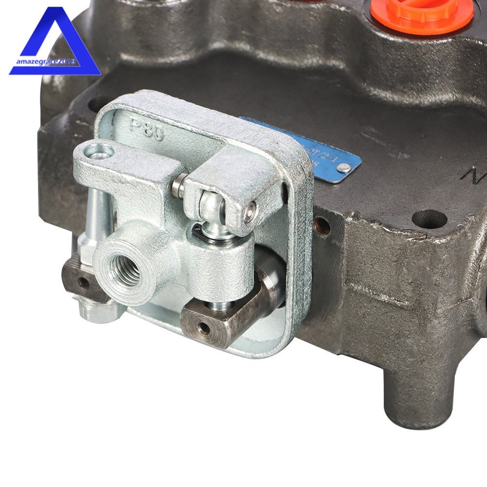 2 Spool 21GPM Hydraulic Directional Control Valve For Tractor Loader w/Joystick