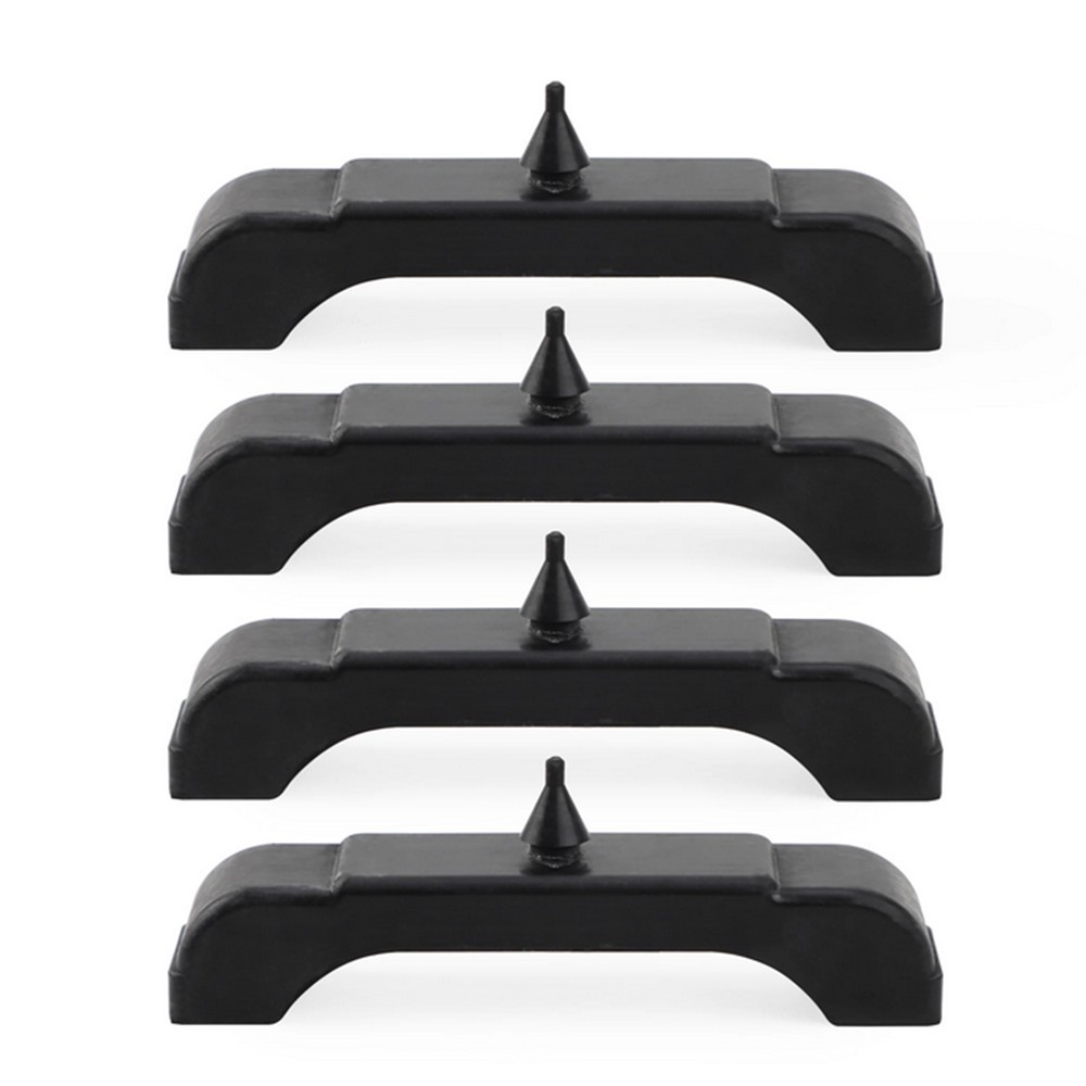 (4 PCS Kit) Rubber Radiator Insulator Pads 4012-326-681S,3 Core Black Free SHIPP