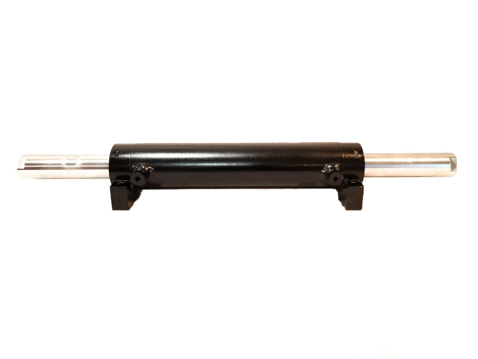 Dual ended hydraulic ram 2.5″ X 1.5″ X 8″ cylinder orbital valve steering steer