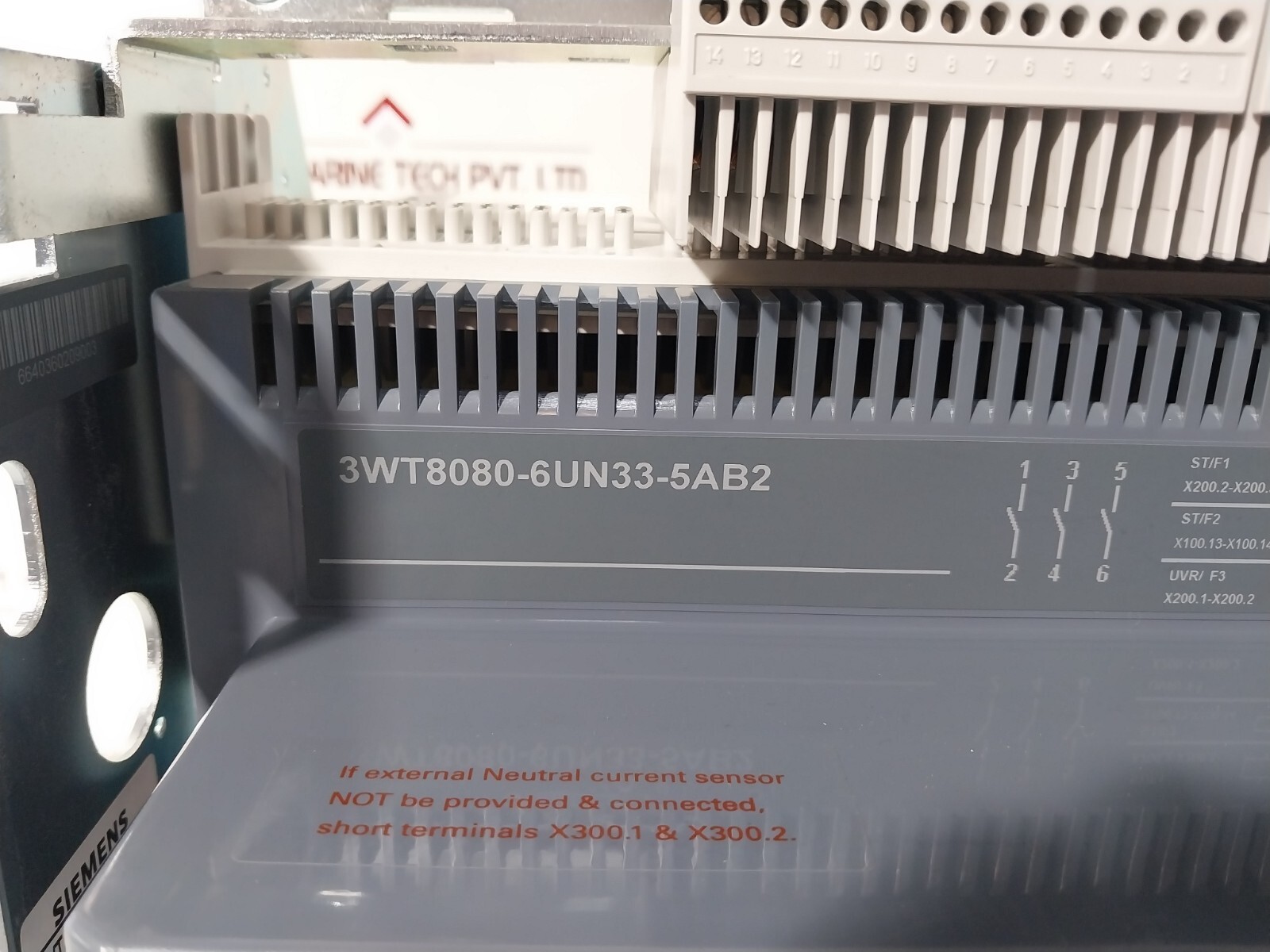 Siemens 3WT8080-6UN33-5AB2 800A Air Circuit Breaker 800A 1000V 50/60Hz