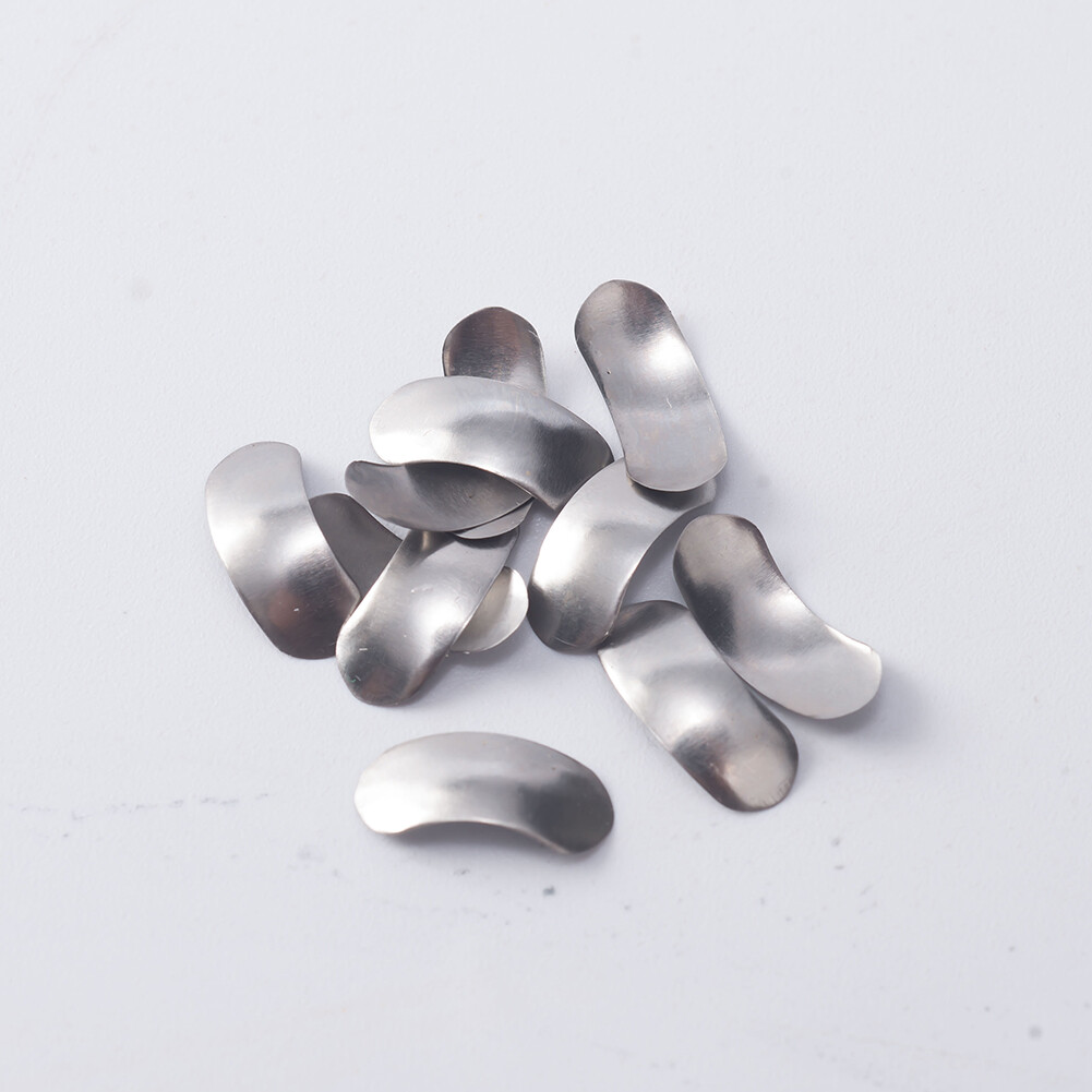 50Pcs Dental Matrix Sectional Contoured Metal Matrices Bands S/M/L Sizes 50μm US