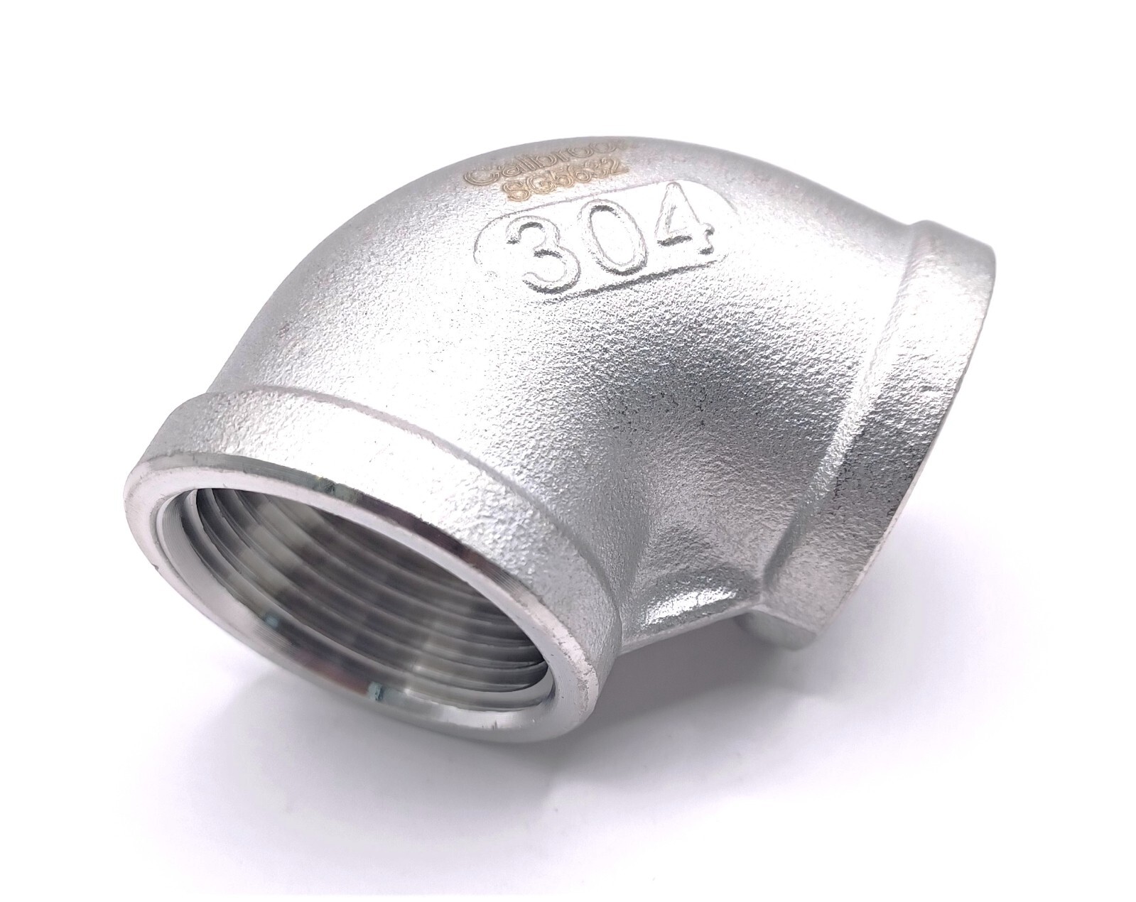 1″ FNPT 90 Degree Pipe Elbow 304 Stainless Steel 150# Class