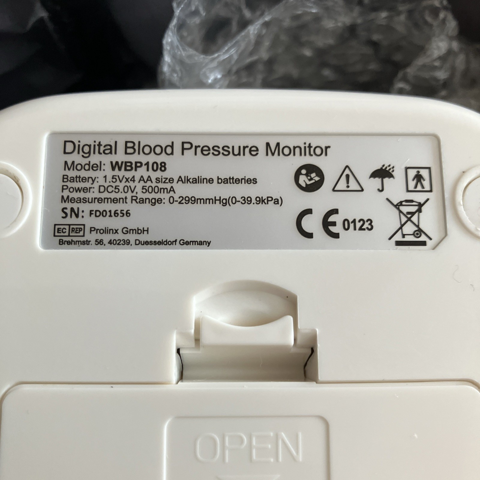 Blood Pressure Monitors for Home Use Adjustable Arm w/ Case New, Made in Ukraine