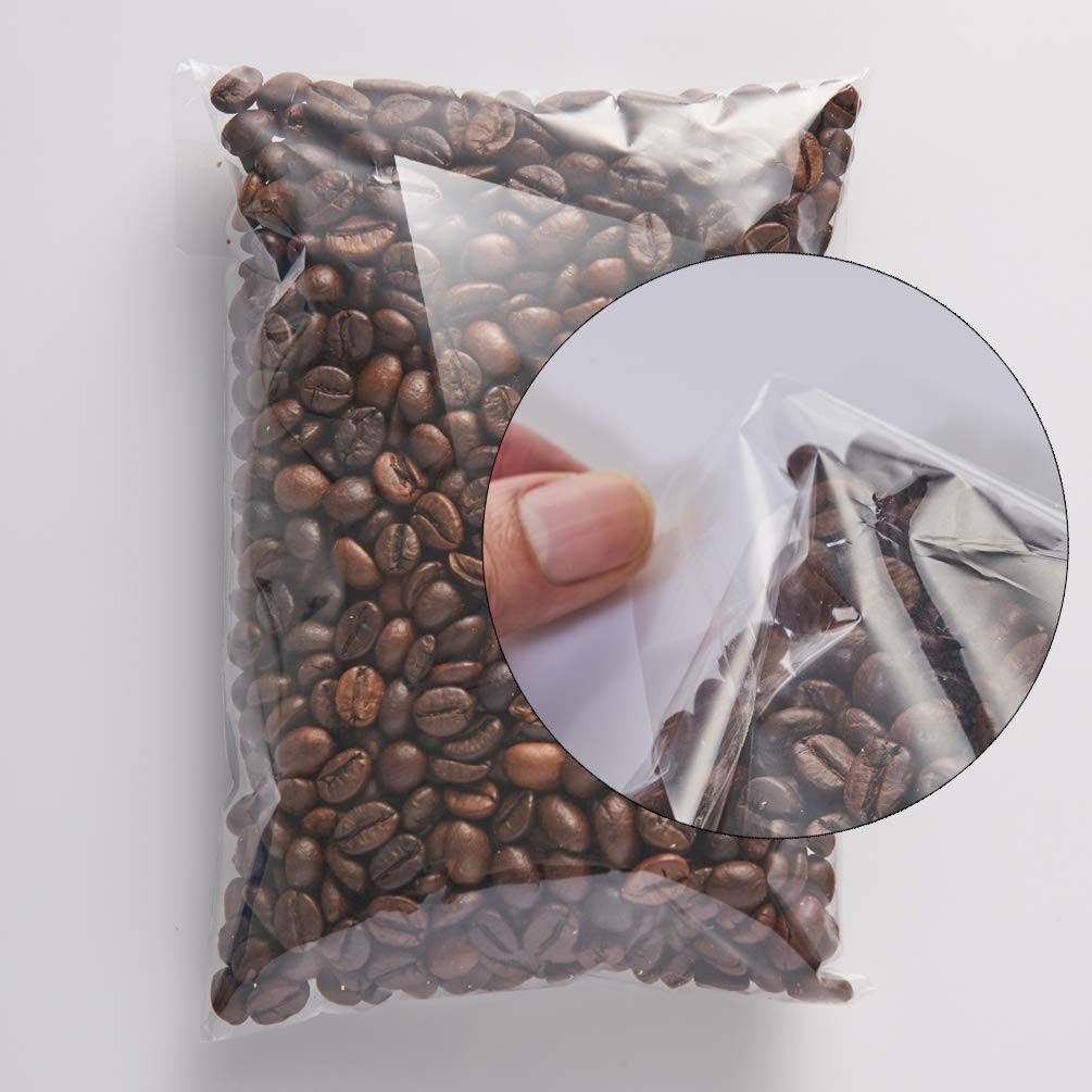 100 Pack Small Crystal Clear Resealable Cellophane Cello Bags Candy 3×4 Inch
