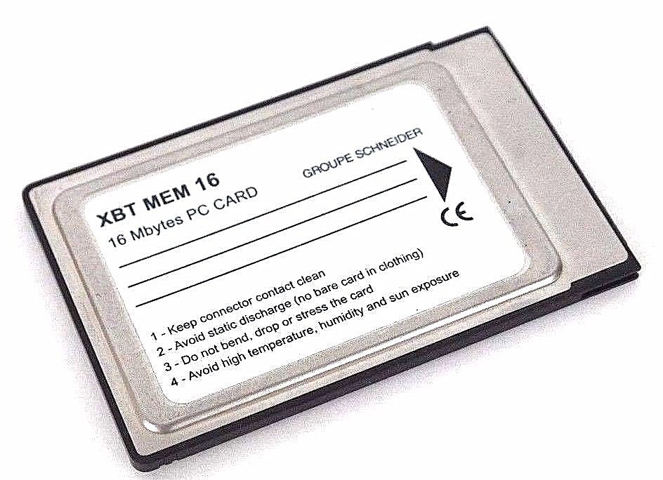 GROUPE SCHNEIDER XBTMEM16 PC CARD 16 MBYTES PRETEC PAJ016AS4, PCMCIA PC CARD ADA