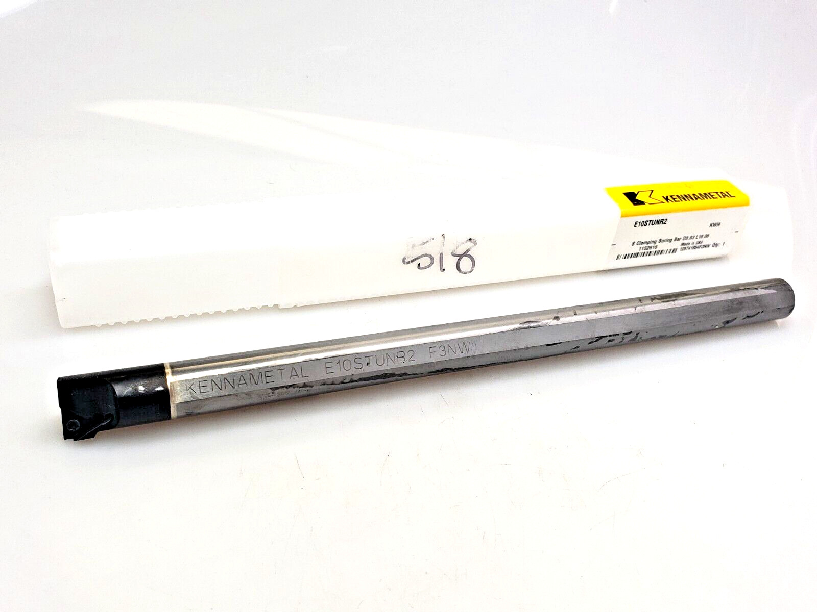 Kennametal E10-STUNR2 Solid Carbide Indexable Boring Bar 5/8″ Shank x 10″ OAL