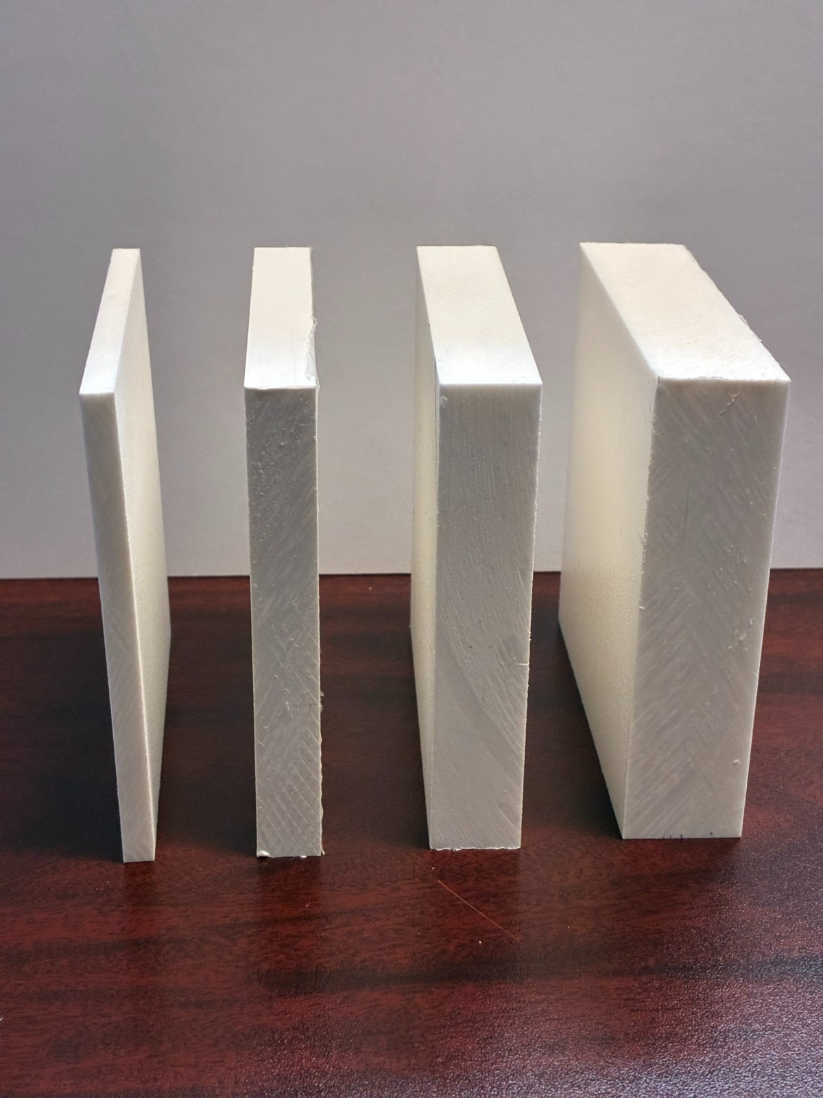 HDPE Marine Board Plastic Sheet – 1/2″ Thick (12mm) – White – 12″ x 27″