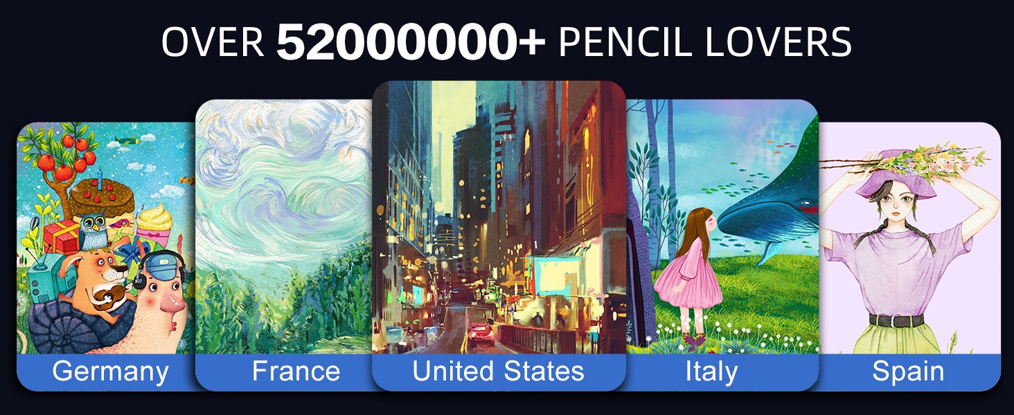 Stylus Pen for iPad 6th-11th Generation-2X Fast Charge Active Pencil Compatible