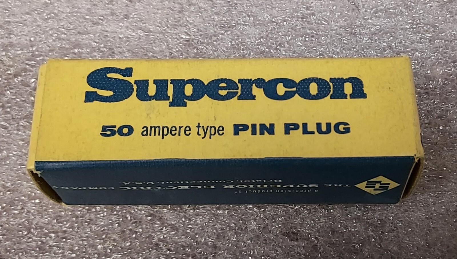 ‘1 PIECE’ – PN# PP50GWT – SUPERCON/SUPERIOR ELECTRIC COMPANY – PIN PLUG – 50AMP