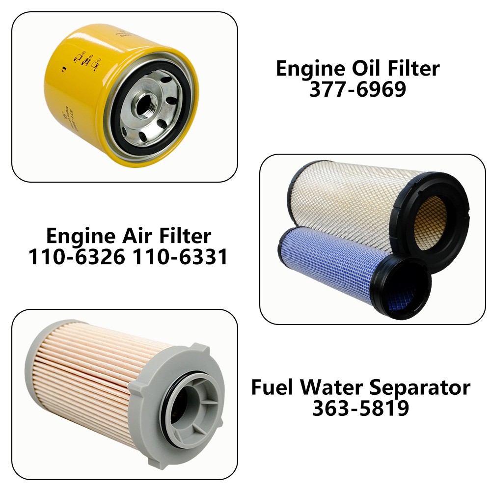 Filter Kit for Caterpillar 277D 297D 259D 279D 289D 236D 242D 246D 262D 377-6969