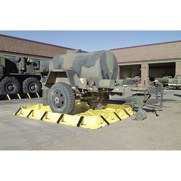 Enpac 57-448-Ye-Su Snap Wall Containment Berm, 80 Gal