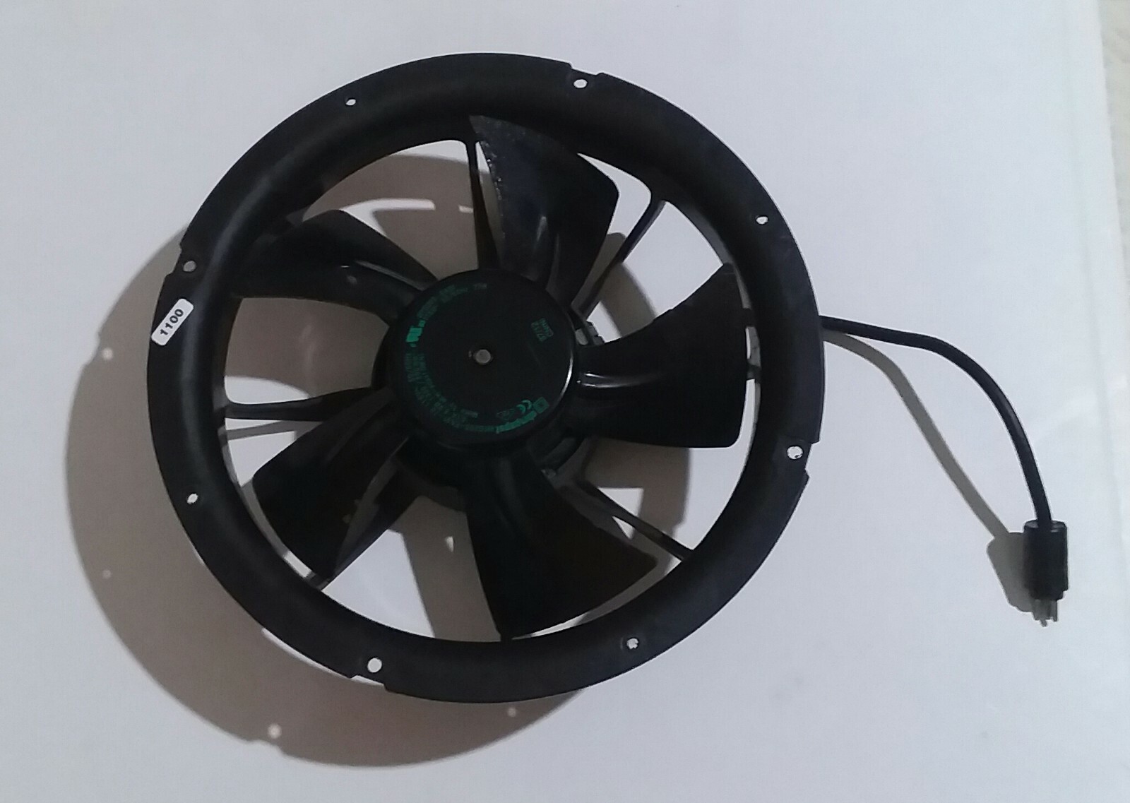 EBMPAPST W1G200-EA91-70, wet condition fan. Black, 9 7/8″, 115v, 0.1 amp