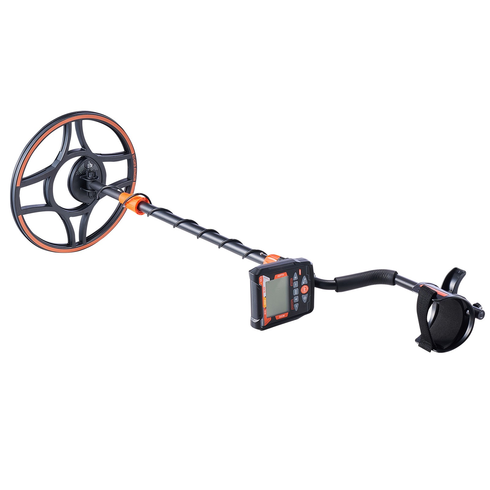 Uimoso Professional Metal Detector with 12″ Waterproof Search Coil for Adults