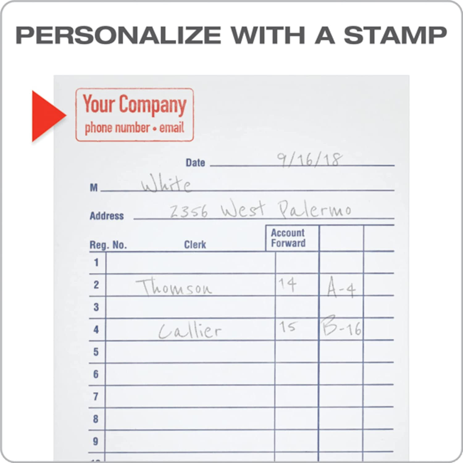 **Adams General Purpose Sales Book, Carbonless, (Pack Of 10) (DC3510)** The book