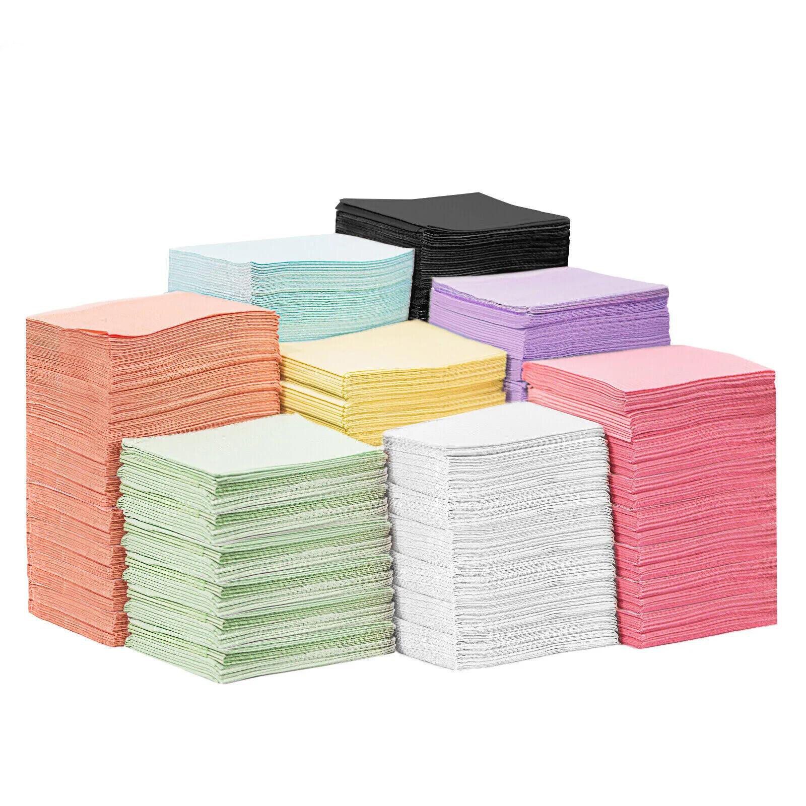 1000Pcs/8Bags Disposable Dental Bibs 3-Ply Medical Tray Covers Towels 13″x18″