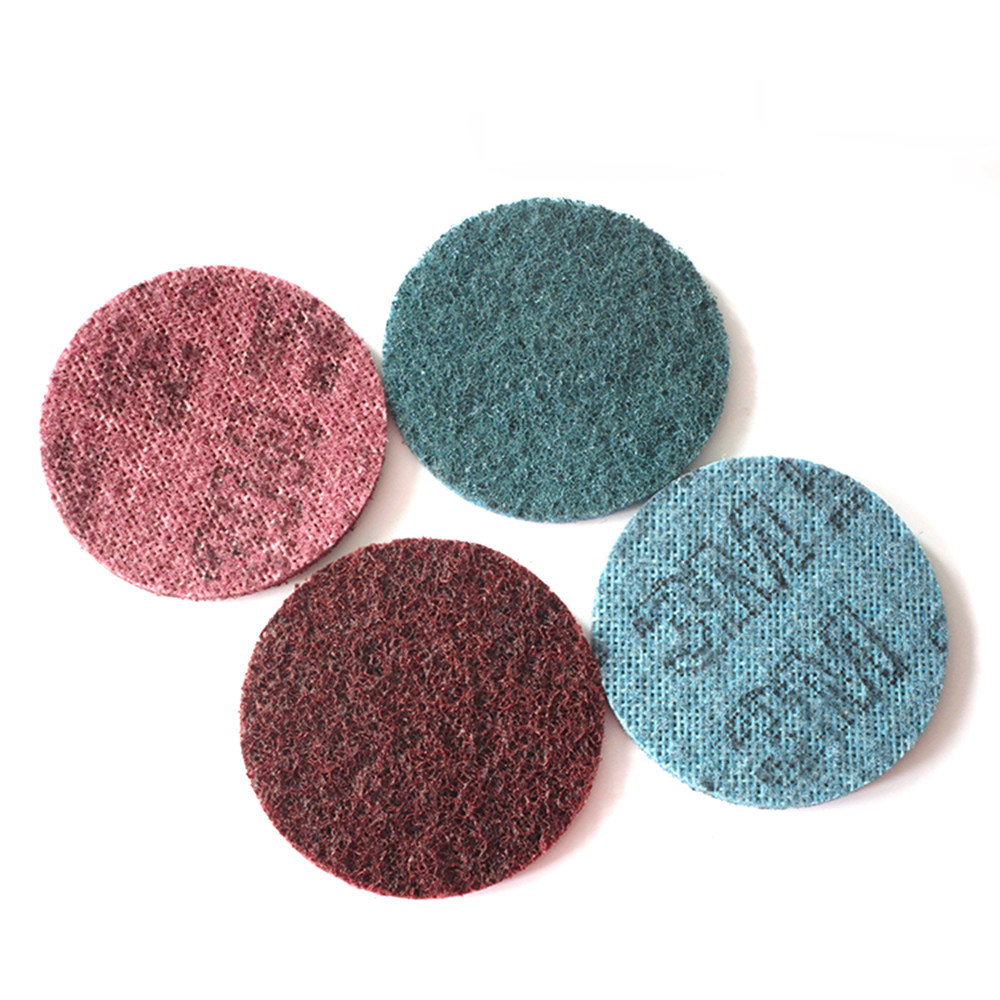 50-125mm 2/3/4/5″ Hook Loop Pads Nylon Roll Lock Sanding Discs Grit 150 240 400
