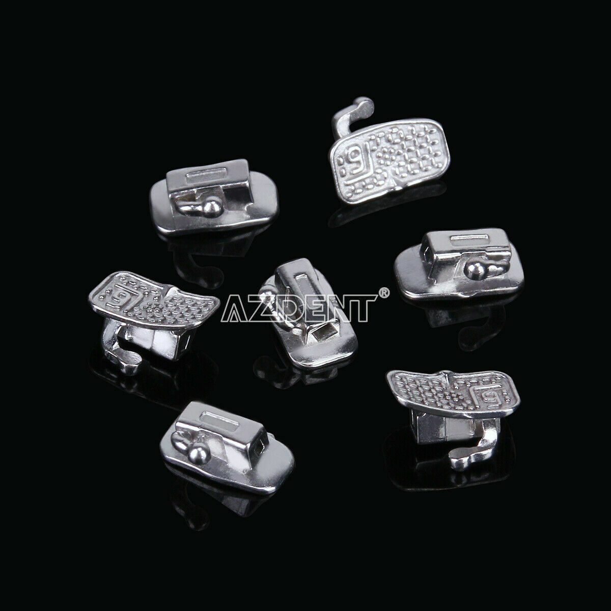 Dental Orthodontic Sgl Buccal Tubes 1st molar Roth 0.022 Monoblock 50Set/pack