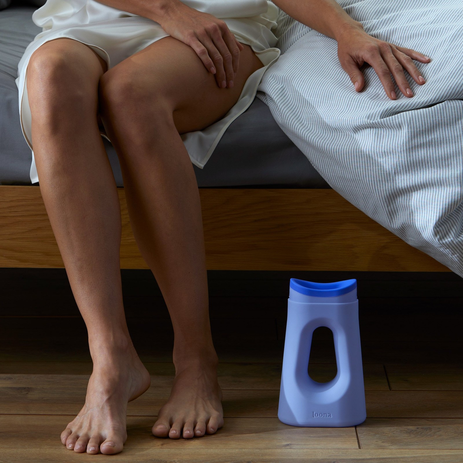 Boom Home Medical The Loona Female Urinal, Loona Blue (24/CS)