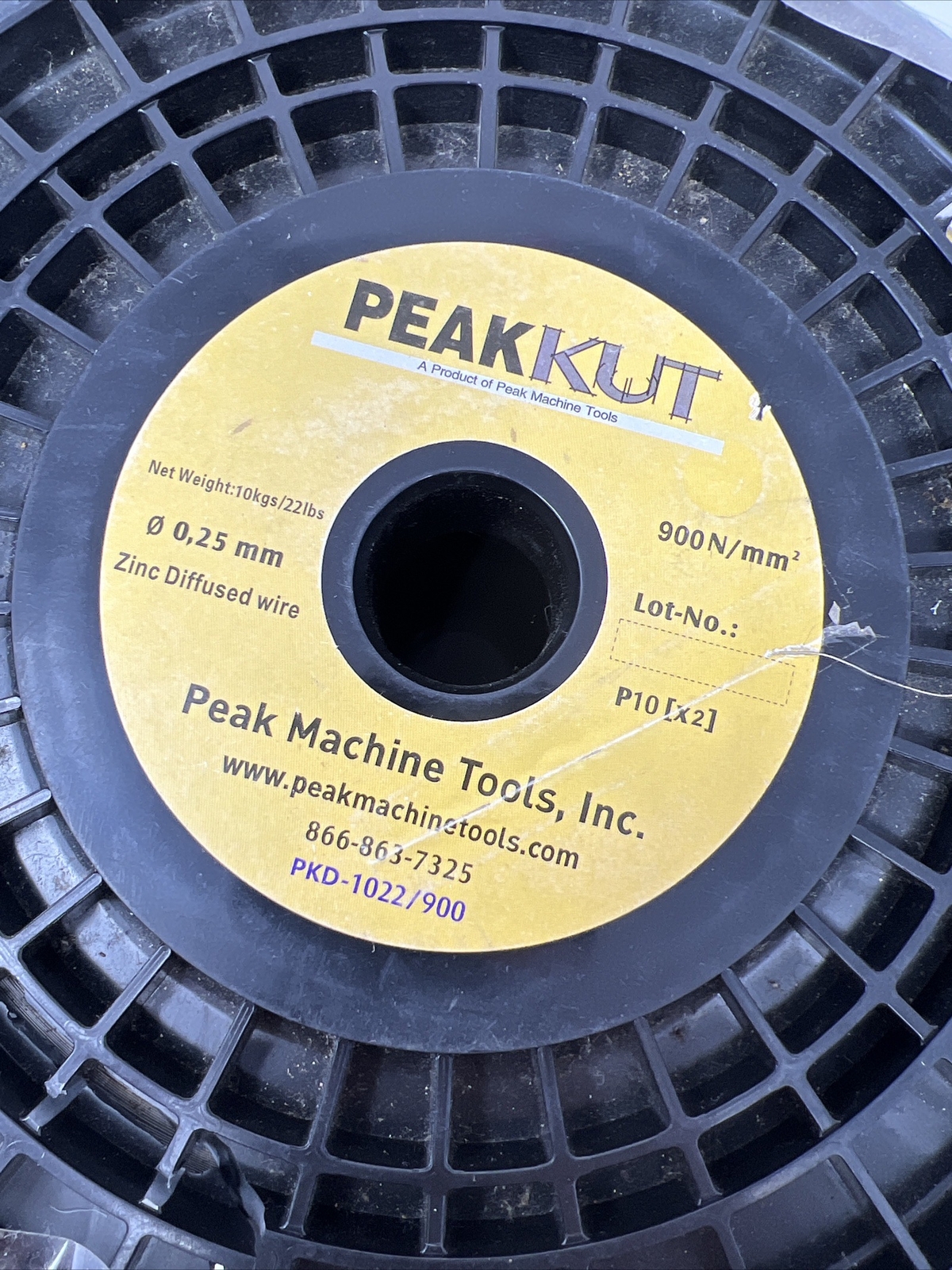 PeakKut Wire .010″ / .25mm Gamma Phase Hard Zinc Diffused Wire 900N/mm2 22lbs