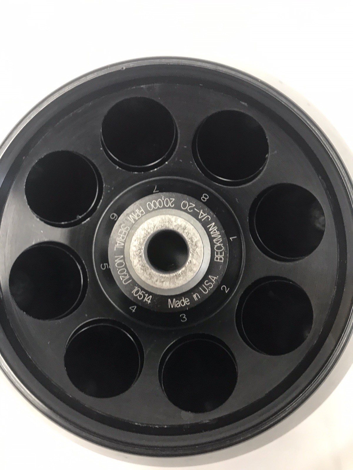 Beckman Coulter JA-20 J Series Centrifuge Rotor 20,000 RPM