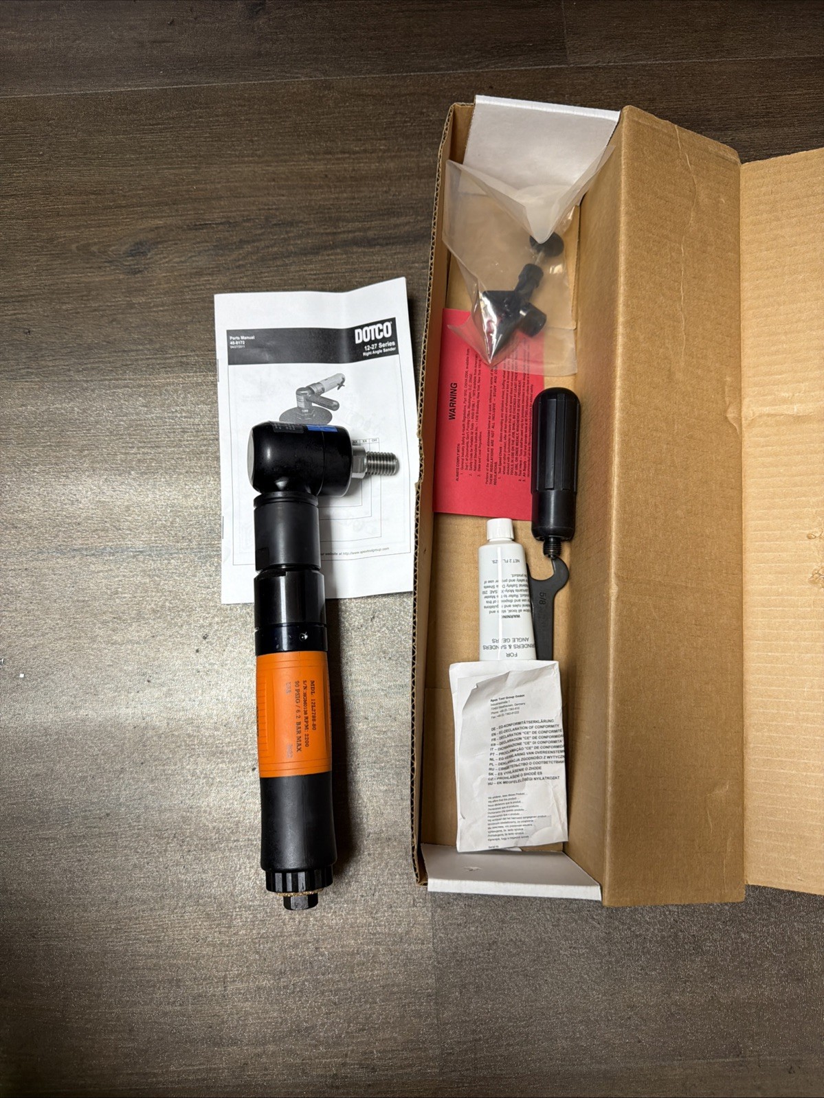 DOTCO 12L2788-80 Right Angle Grinder/sander. New