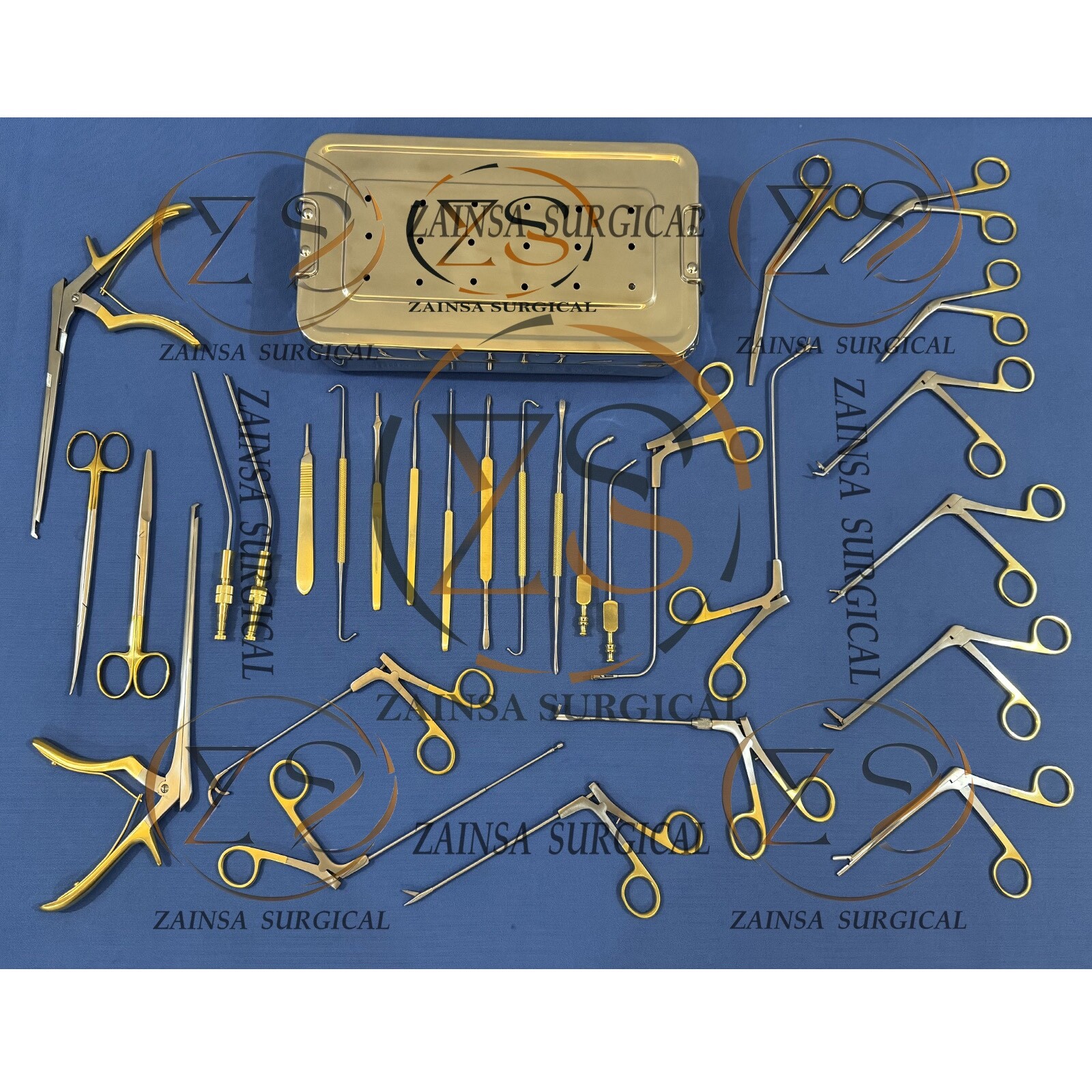 Fess Instruments Set Endoscopic Sinus Surgery A+ German Steel ENT Instruments Se