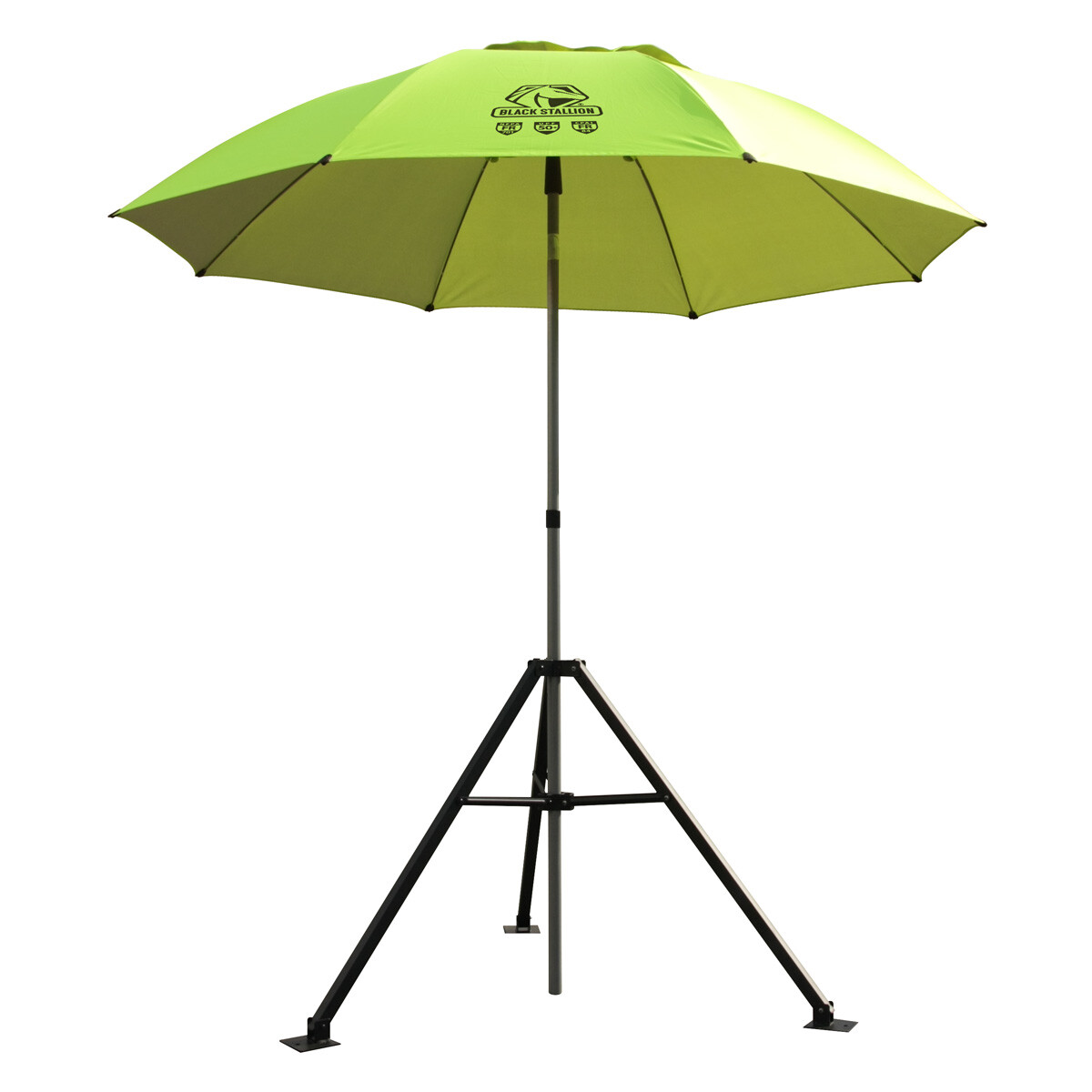 Revco Black Stallion Core Flame-Resistant Industrial Umbrella & Stand UB250-YEL