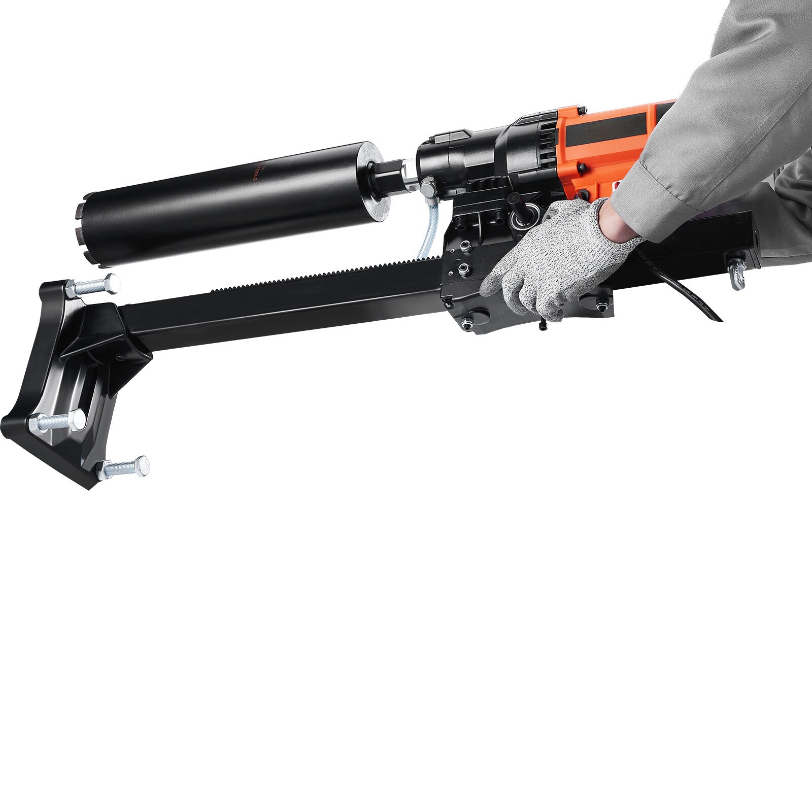 Wet&Dry Diamond Core Drill Machine Concrete Core Drill Rig 2500W 750RPM