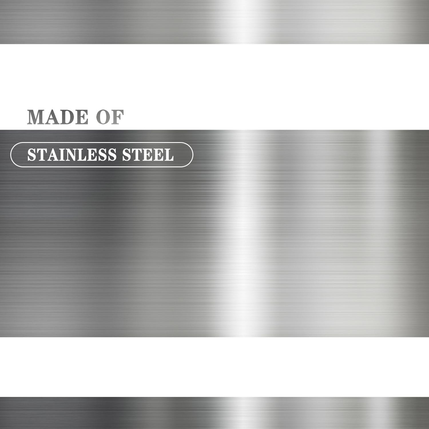 2 PCS Metal Stainless Steel Hand Wash Only Sign Self Adhesive 9×3 Inch