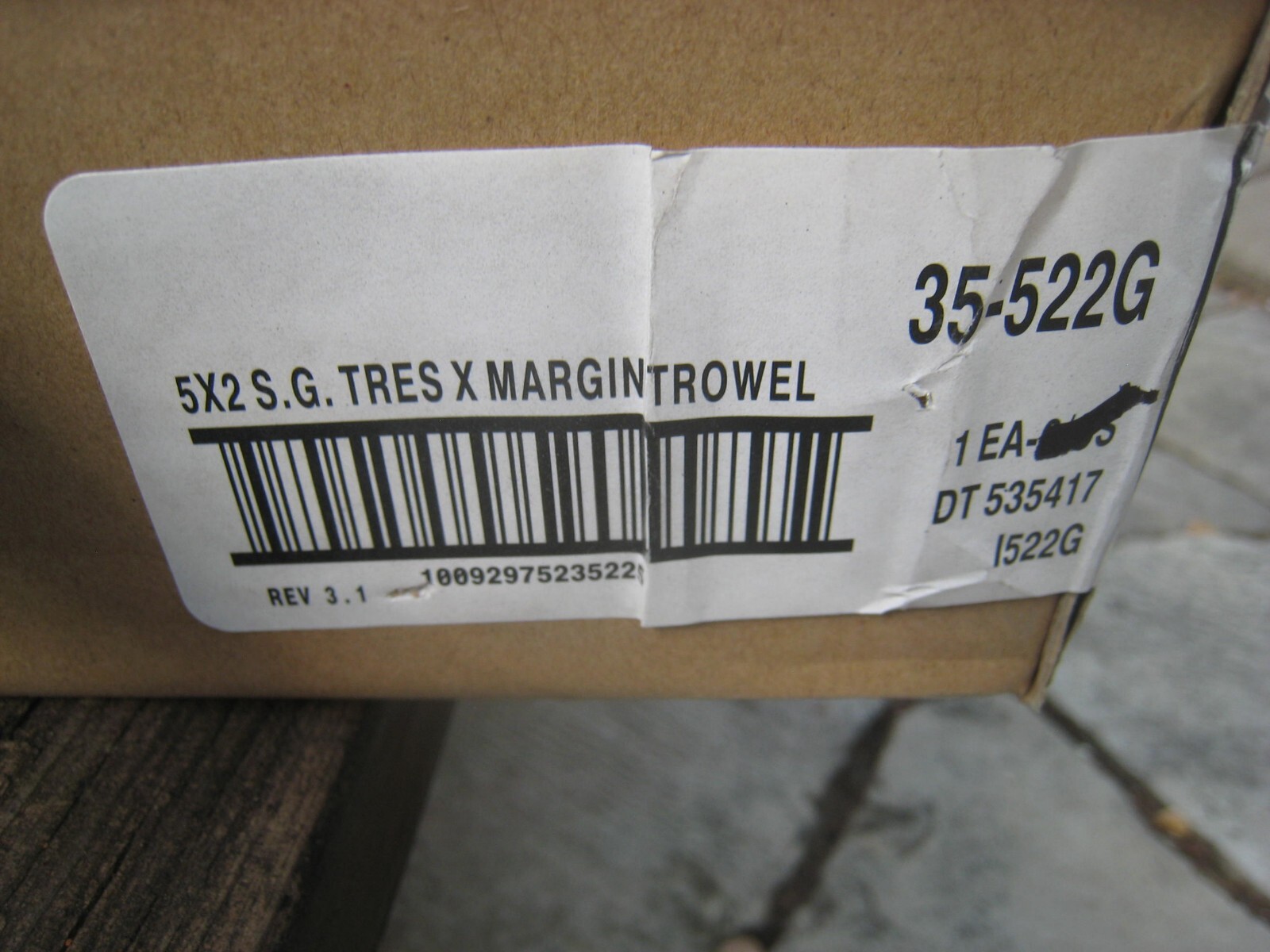 2 yes 2 SuperiorBilt ProBilt Series 5 in. x 2 in. Margin Trowel 35-522G #535417