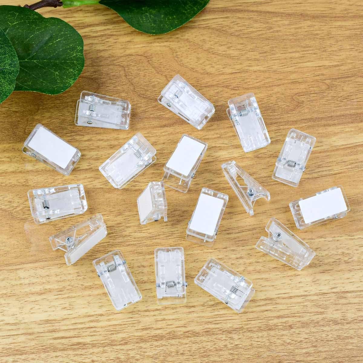 20 Pcs Self Adhesive Clips for Wall Hanging Photo Tapestry Poster Paper