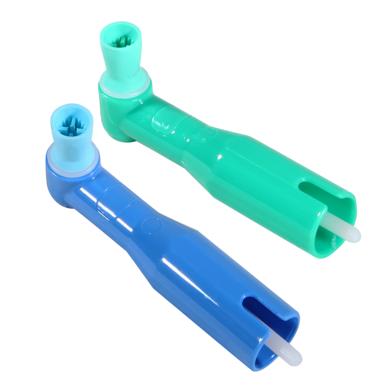 Dental Disposable Prophy Angles Soft Firm Green Blue Cups 90° Latex Free 100’s
